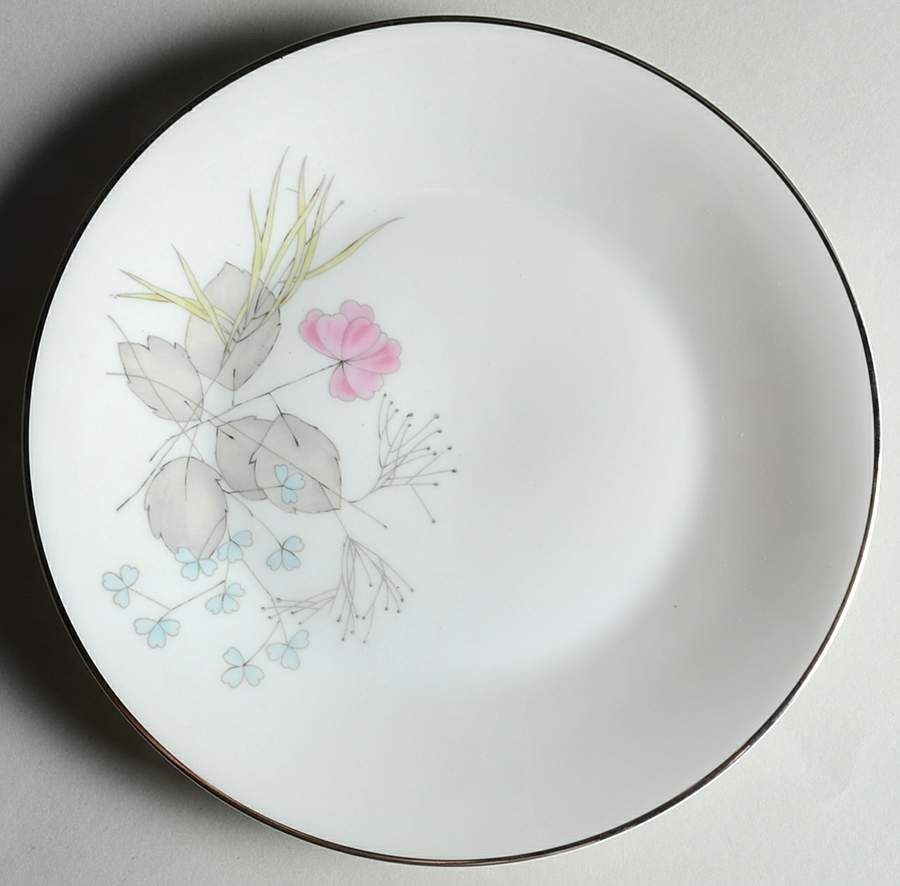 Parisian Spring White (Platinum Trim) Salad Plate by Rosenthal - Continental-1