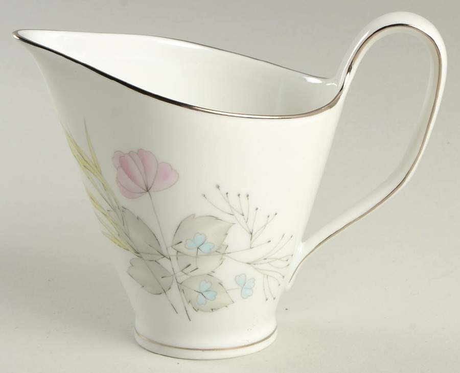 Parisian Spring White (Platinum Trim) Creamer by Rosenthal - Continental-1