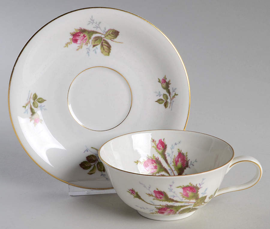 Petal Lane Flat Cup & Saucer Set by Rosenthal - Continental-1