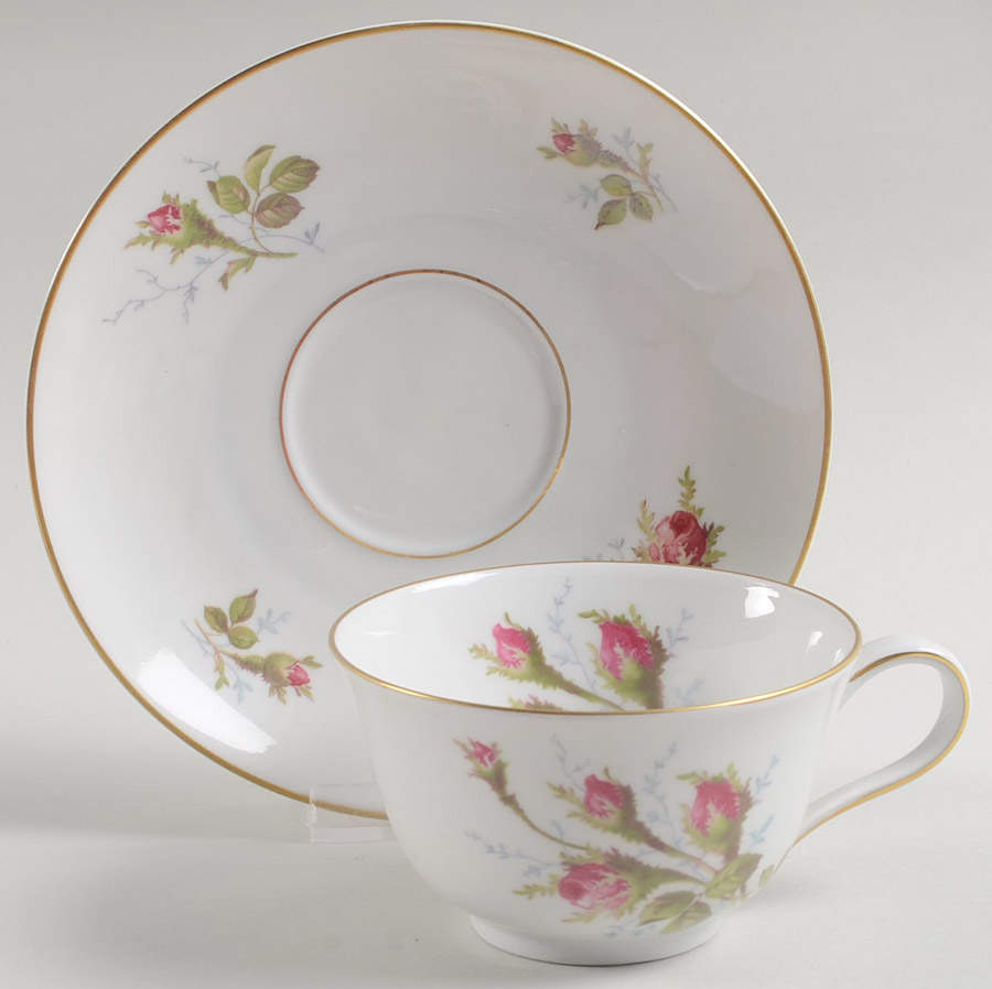Petal Lane Footed Cup & Saucer Set by Rosenthal - Continental-1
