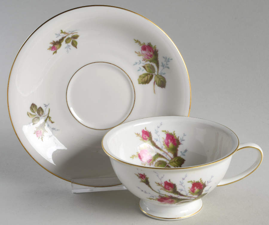 Petal Lane Footed Cup & Saucer Set by Rosenthal - Continental-1