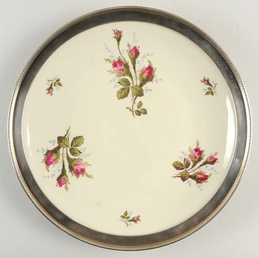 Petal Lane Sterling Rim Dinner Plate by Rosenthal - Continental-1