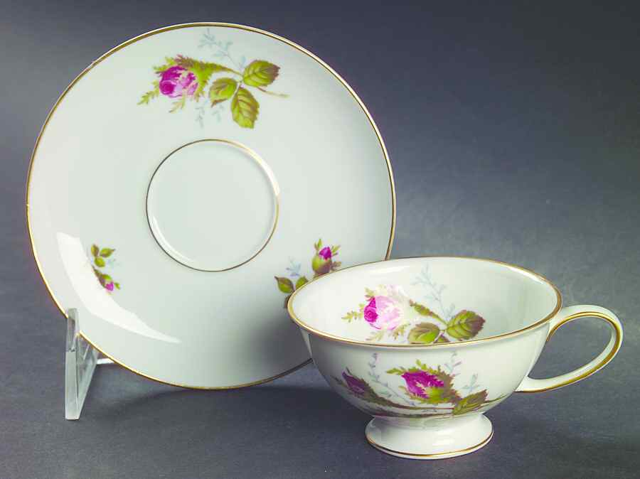 Petal Lane Footed Demitasse Cup & Saucer Set by Rosenthal - Continental-1