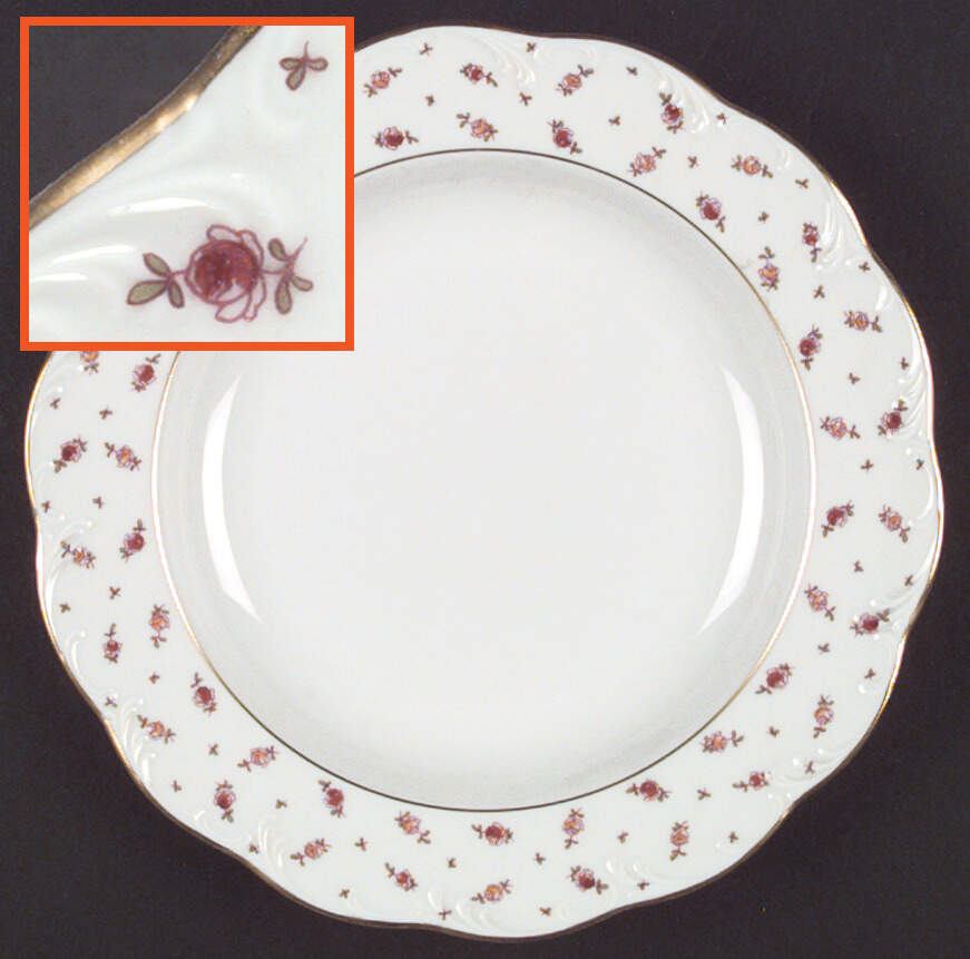 Petite Rose Rim Soup Bowl by Rosenthal - Continental-1