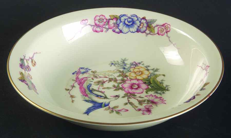 Phoenix (U.S. Zone, Gold Trim & Verge) Rim Cereal Bowl by Rosenthal - Continental-1