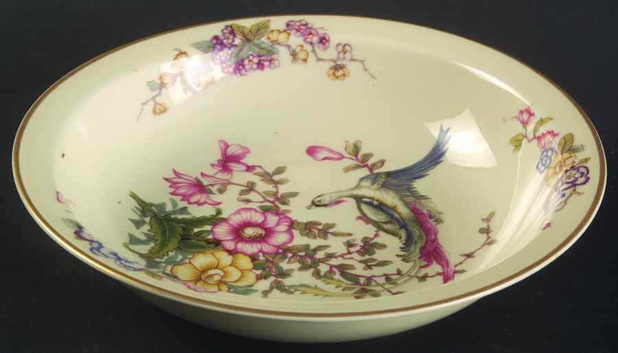 Phoenix (U.S. Zone, Gold Trim & Verge) Rim Cereal Bowl by Rosenthal - Continental-1