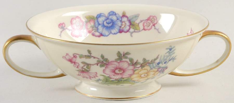 Phoenix (Winifred Shape) Footed Cream Soup Bowl by Rosenthal - Continental-1