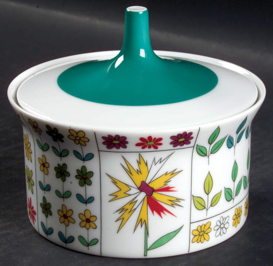 Piemonte Round Box & Lid by Rosenthal - Continental-1