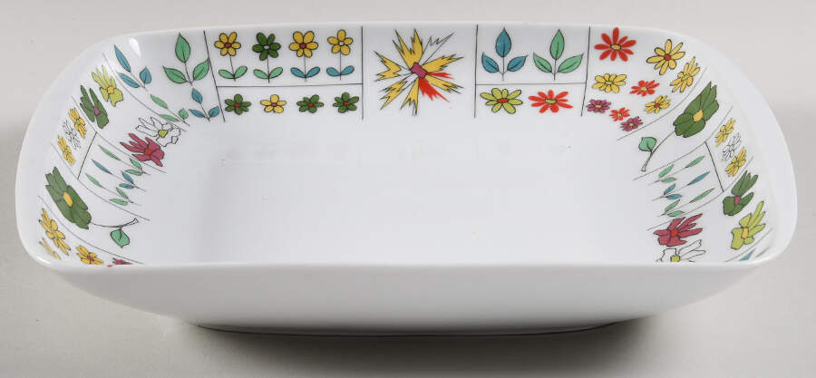 Piemonte 9" Square Vegetable Bowl by Rosenthal - Continental-1