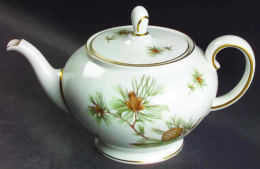 Pine Needles Teapot & Lid by Rosenthal - Continental-1