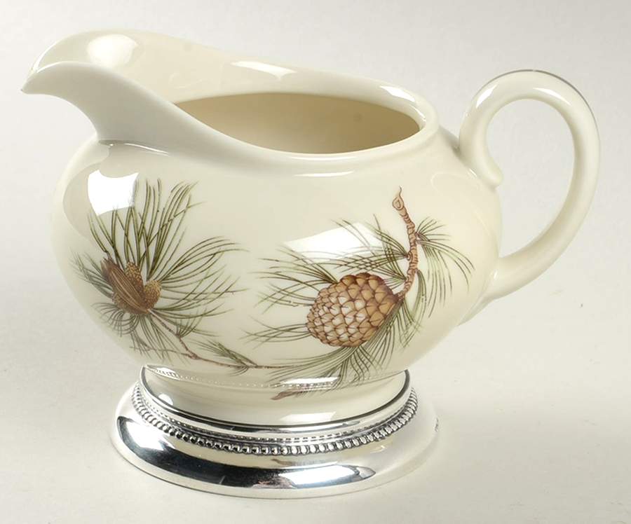 Pine Needles Sterling Base Mini Creamer by Rosenthal - Continental-1