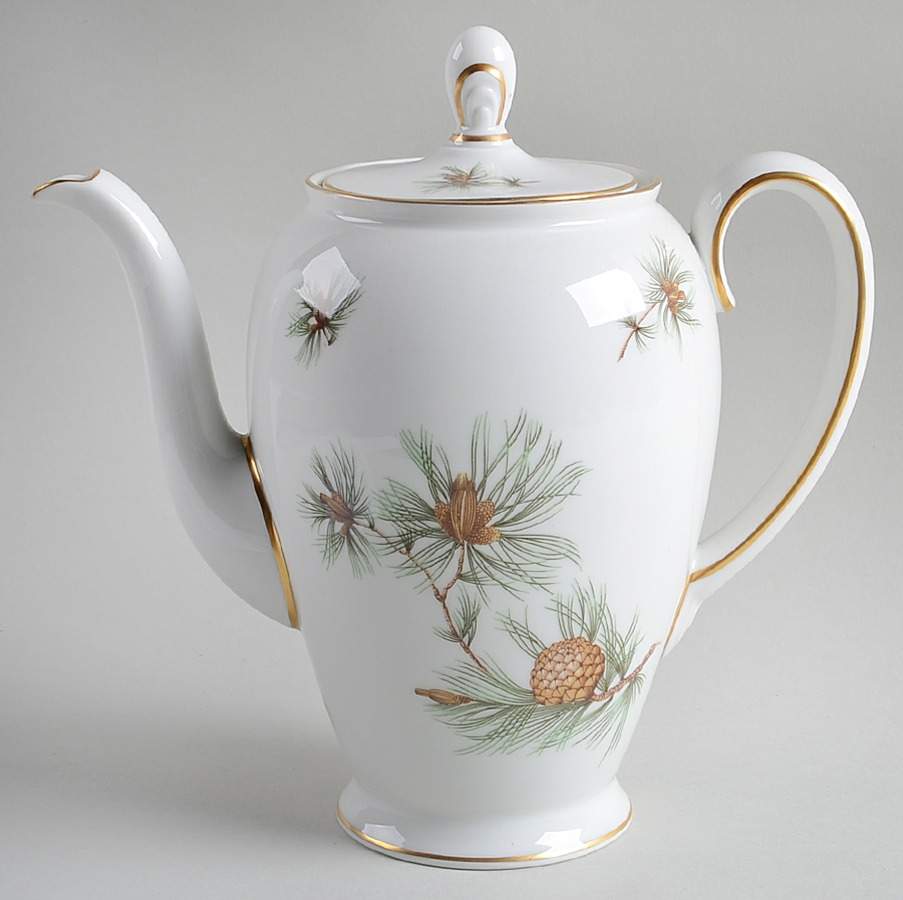 Pine Needles Coffee Pot & Lid by Rosenthal - Continental-1