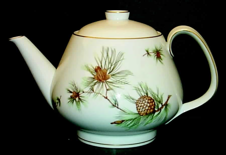 Pine Needles Teapot & Lid by Rosenthal - Continental-1
