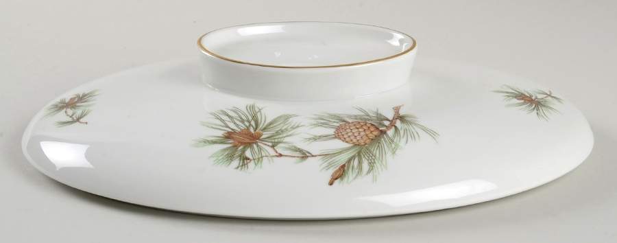 Pine Needles Lid for Oval Vegetable by Rosenthal - Continental-1