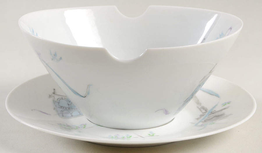 Plaza Gravy Boat & Underplate by Rosenthal - Continental-1