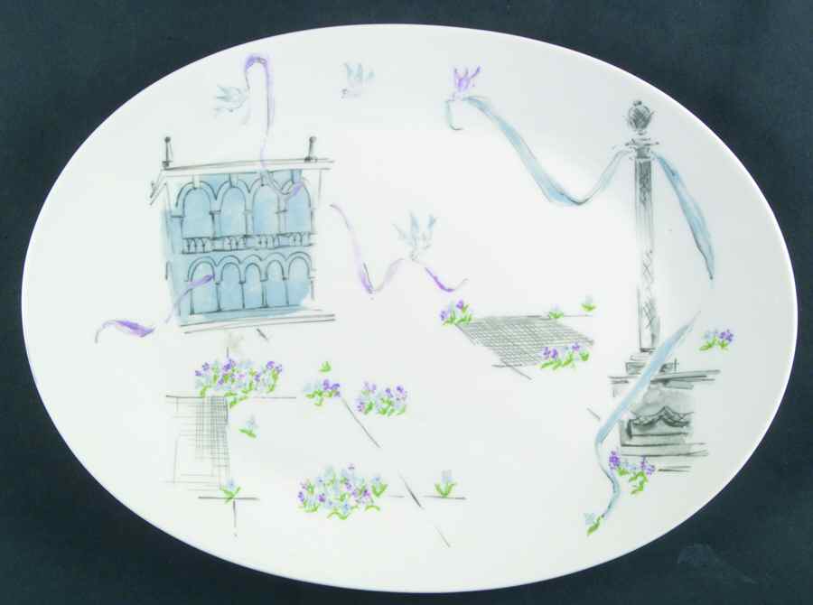 Plaza 13" Oval Serving Platter by Rosenthal - Continental-1