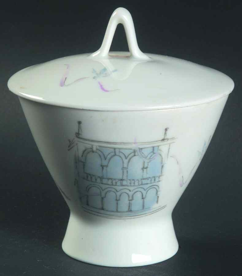 Plaza Sugar Bowl & Lid by Rosenthal - Continental-1