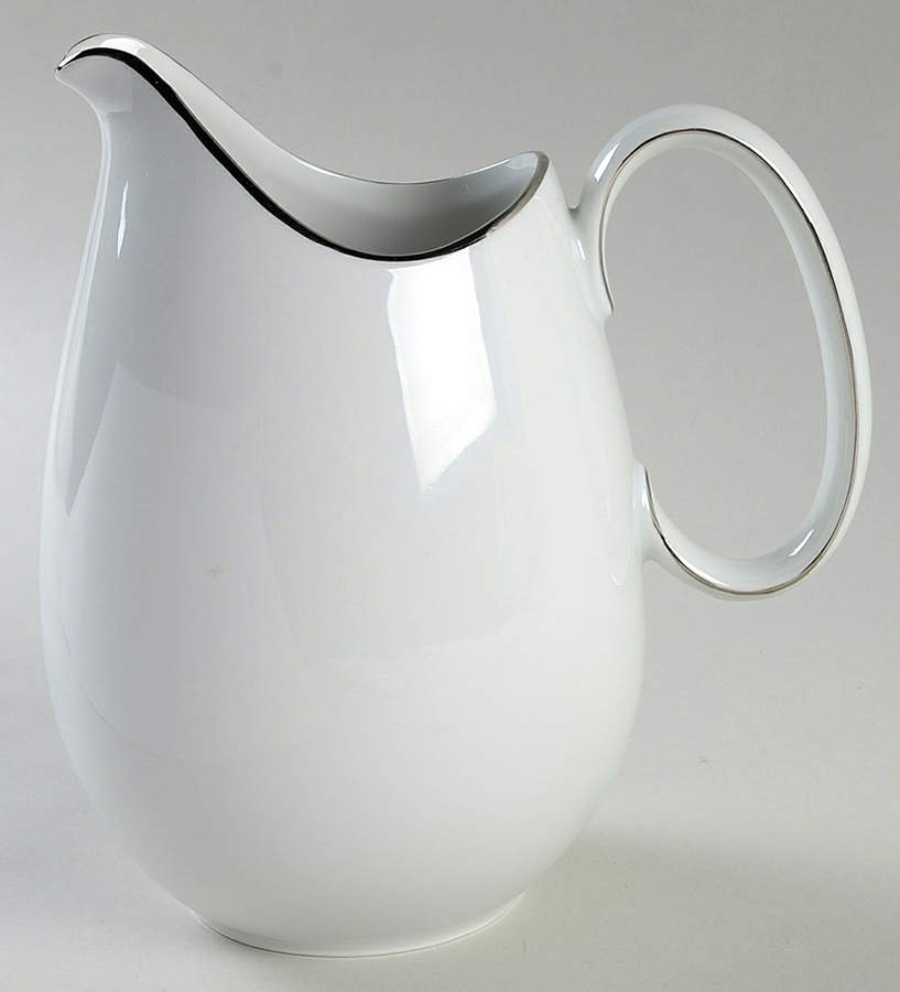 Platinum Band (Rhythm Shape) 48 Oz Pitcher by Rosenthal - Continental-1