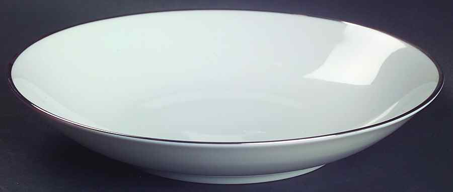 Platinum Band (Rhythm Shape) Coupe Soup Bowl by Rosenthal - Continental-1