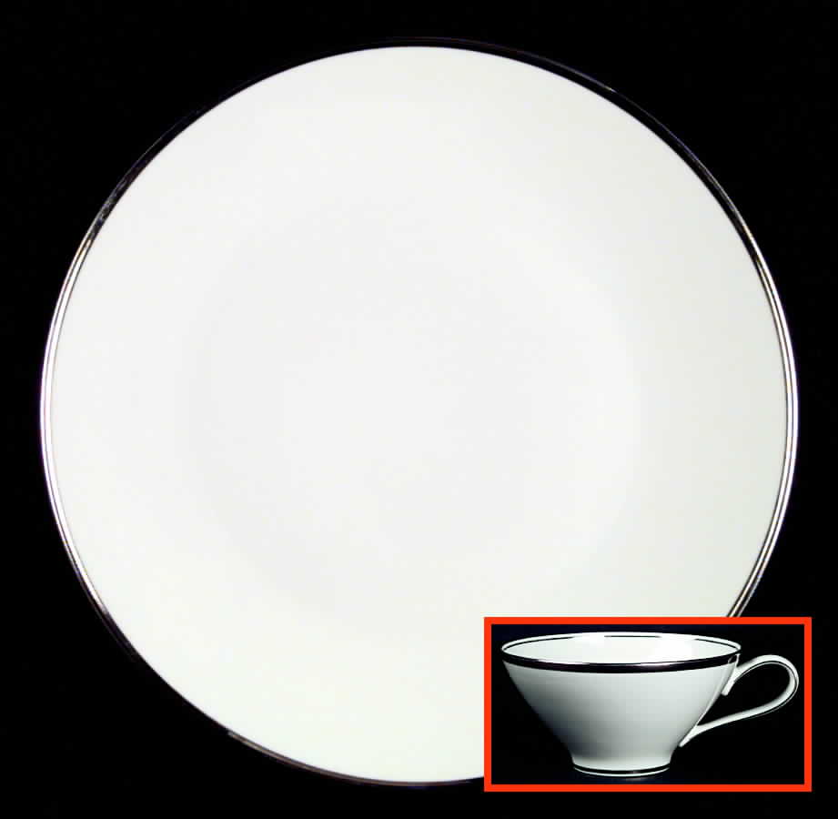 Platinum Band (Bettina Shape) Dinner Plate by Rosenthal - Continental-1