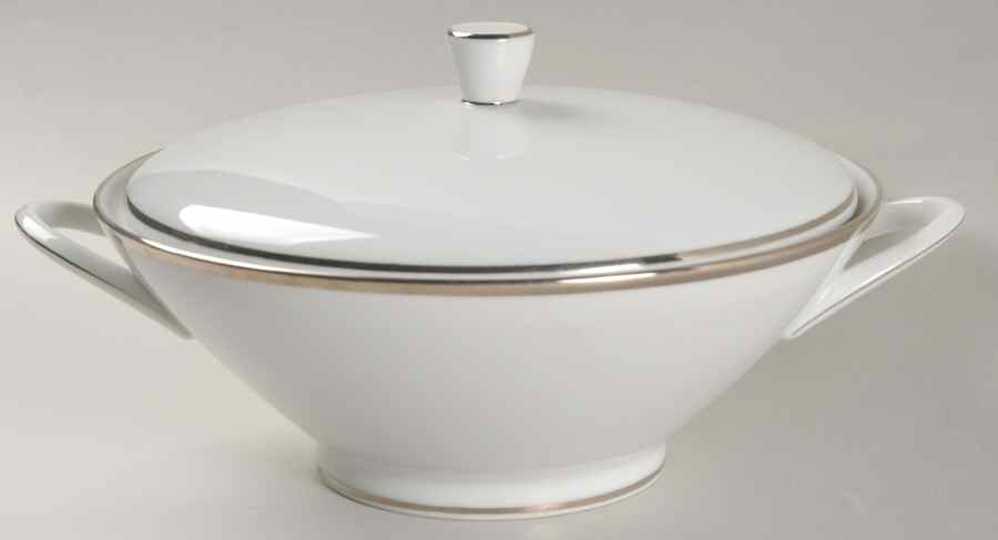 Platinum Band (Bettina Shape) Round Covered Vegetable by Rosenthal - Continental-1