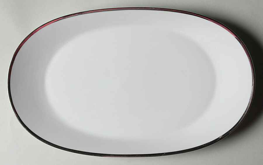 Platinum Band (Bettina Shape) 13" Oval Serving Platter by Rosenthal - Continental-1