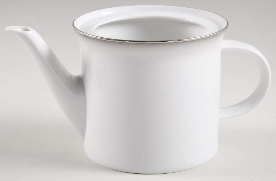 Platinum Band Linear Shape Teapot No Lid by Rosenthal - Continental-1