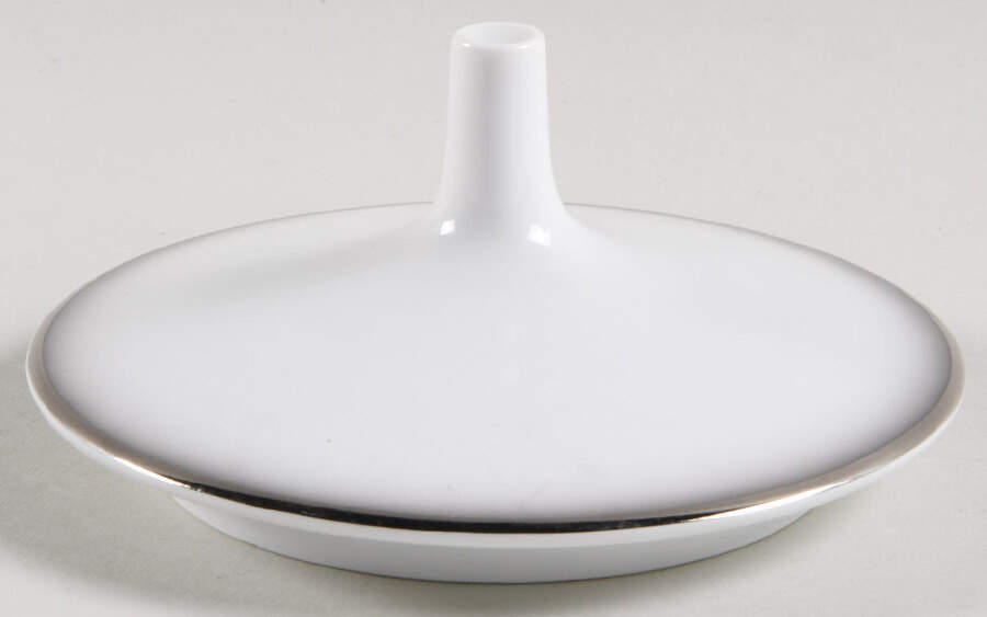 Platinum Band Linear Shape Lid for Teapot by Rosenthal - Continental-1
