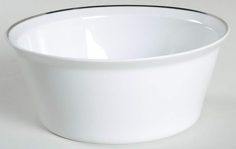 Platinum Band Linear Shape 7" Round Vegetable Bowl by Rosenthal - Continental-1