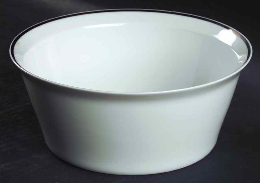 Platinum Band Linear Shape 6" Round Vegetable Bowl by Rosenthal - Continental-1