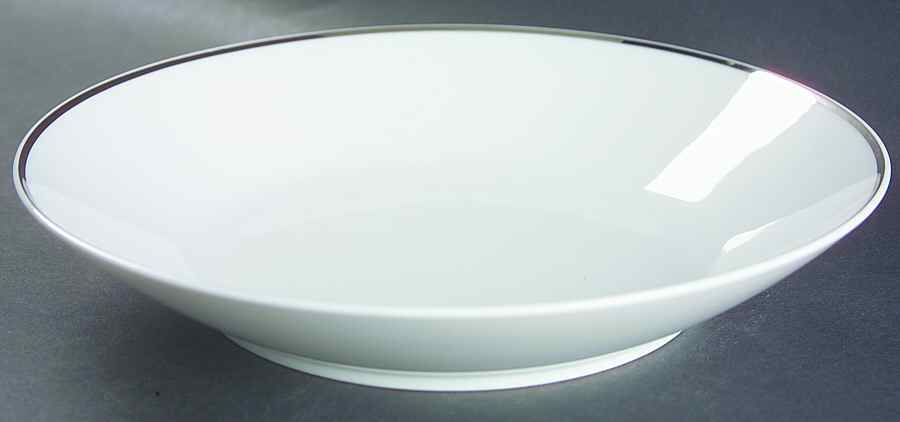 Platinum Band Linear Shape Large Coupe Soup Bowl by Rosenthal - Continental-1