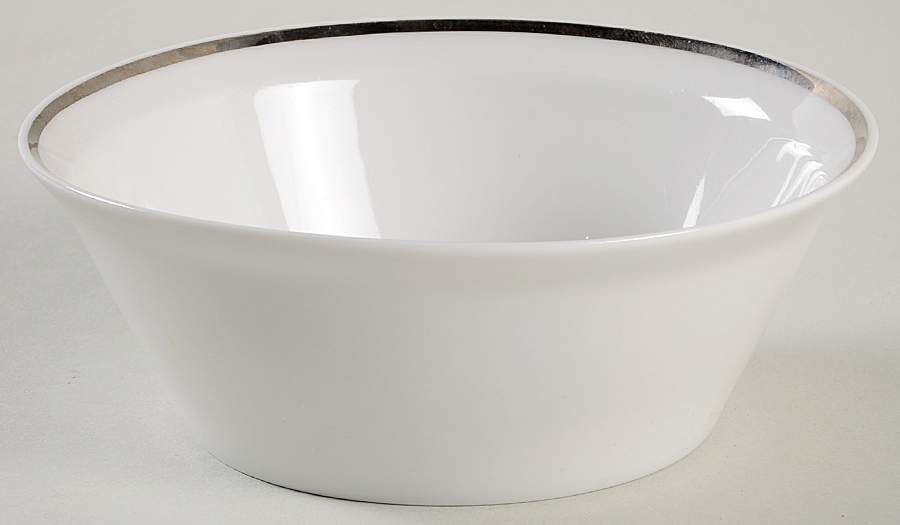 Platinum Band Linear Shape Fruit/Dessert (Sauce) Bowl by Rosenthal - Continental-1