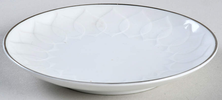 Platinum Band (Lotus Shape) Coaster by Rosenthal - Continental-1