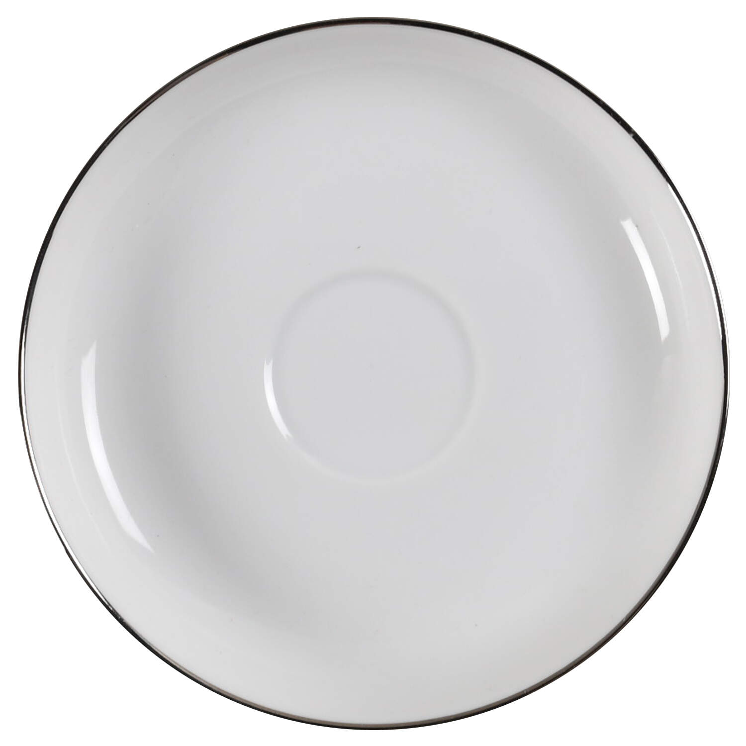 Platinum Band (Lotus Shape) Saucer by Rosenthal - Continental-1