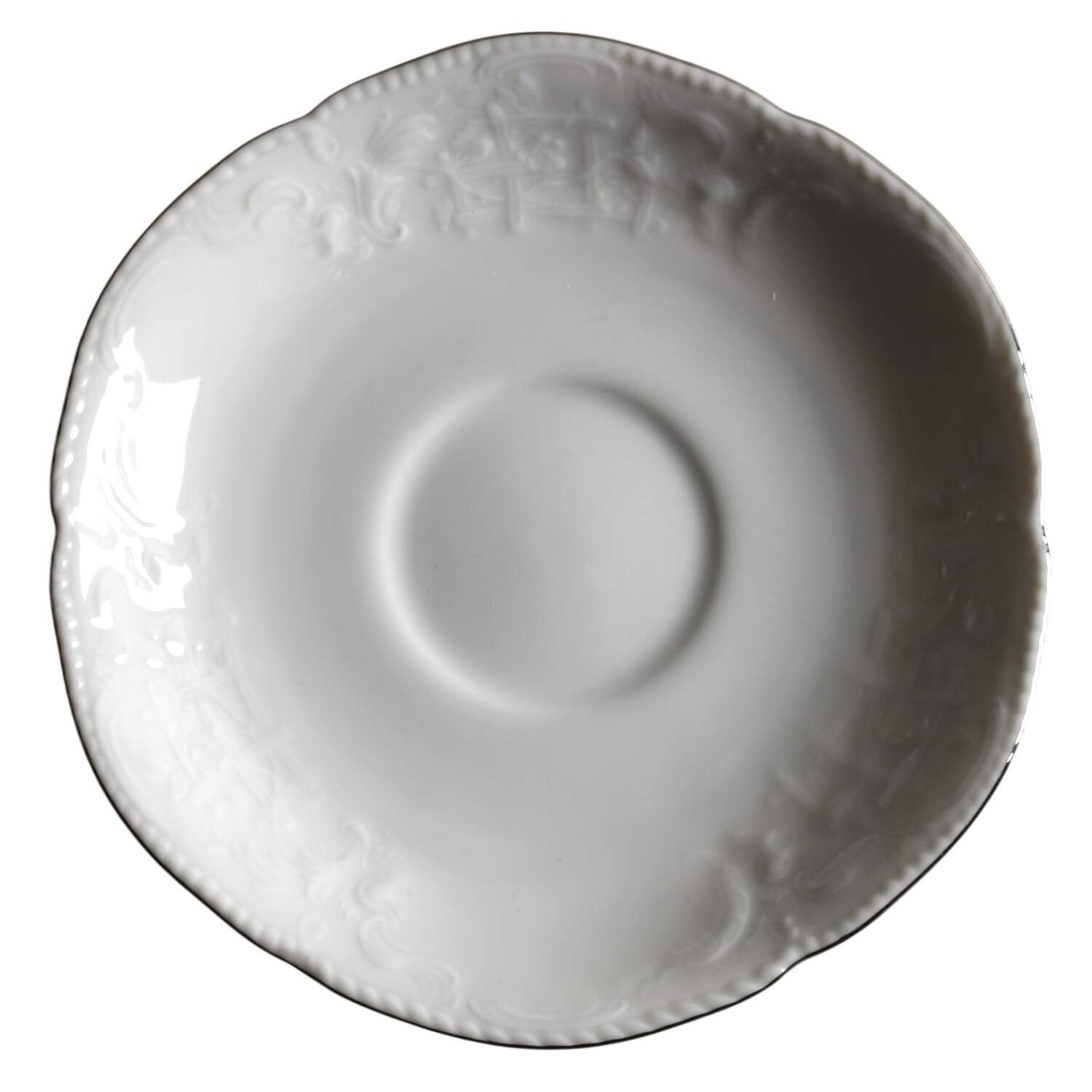 Platinum Band (Sanssouci, White) Saucer by Rosenthal - Continental-1