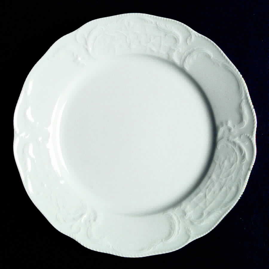 Platinum Band (Sanssouci, White) Dinner Plate by Rosenthal - Continental-1