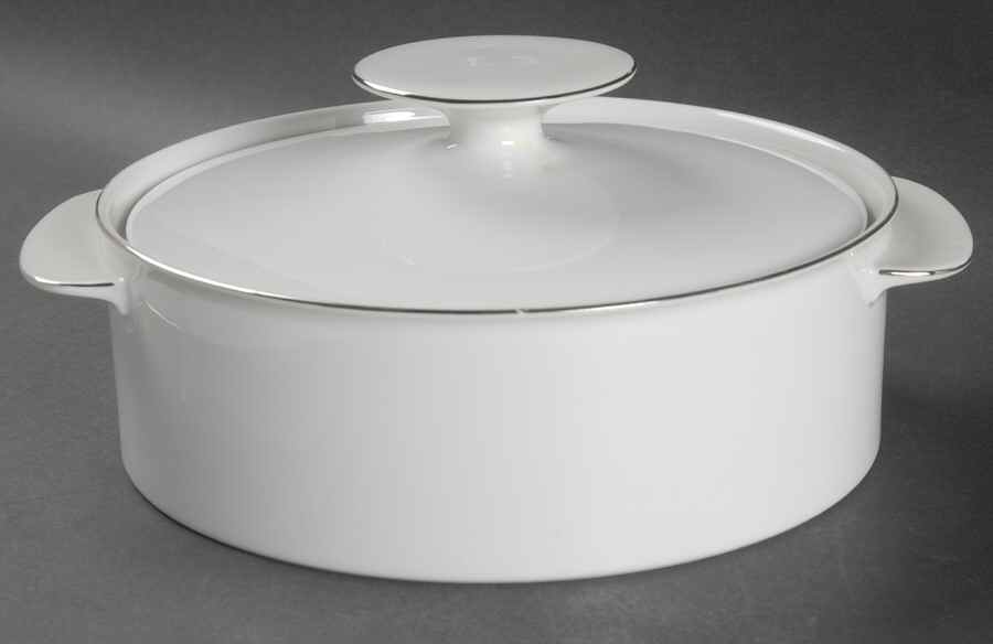 Platinum Band (Medallion Shape) Round Covered Vegetable by Rosenthal - Continental-1