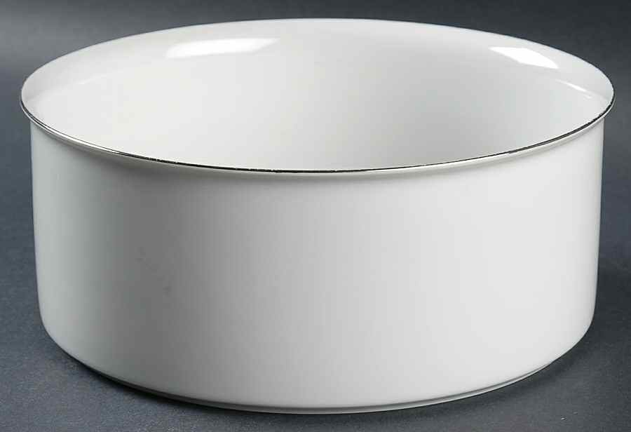 Platinum Band (Medallion Shape) 7" Round Vegetable Bowl by Rosenthal - Continental-1