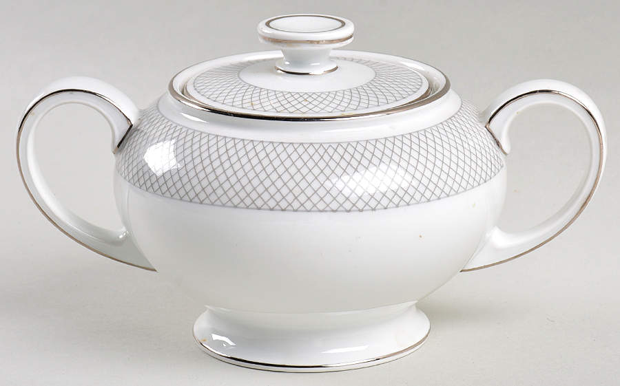 Platinum Grail Sugar Bowl & Lid by Rosenthal - Continental-1
