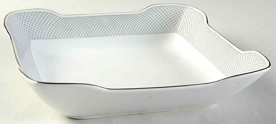 Platinum Grail 9" Square Vegetable Bowl by Rosenthal - Continental-1