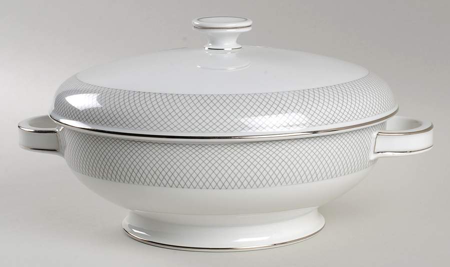 Platinum Grail Round Covered Vegetable by Rosenthal - Continental-1