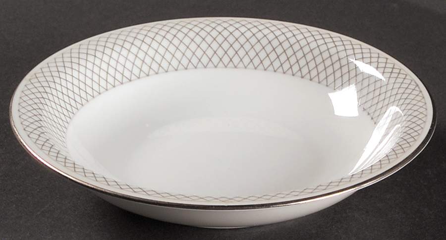 Platinum Grail Rim Fruit/Dessert (Sauce) Bowl by Rosenthal - Continental-1