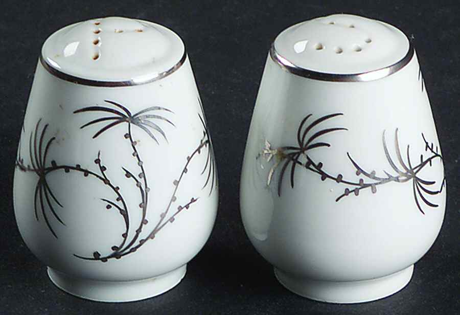Platinum Palm Salt & Pepper Set by Rosenthal - Continental-1