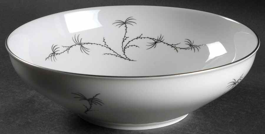 Platinum Palm 9" Round Vegetable Bowl by Rosenthal - Continental-1