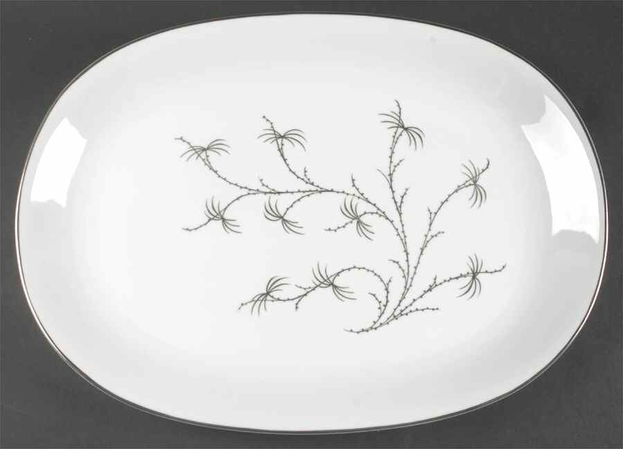 Platinum Palm 16" Oval Serving Platter by Rosenthal - Continental-1