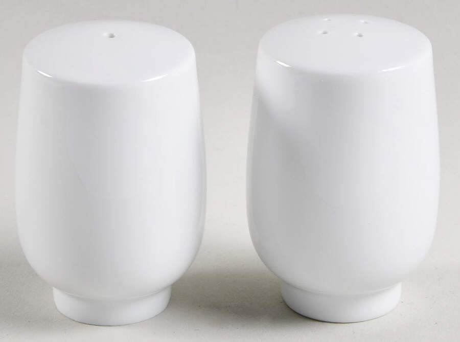 Plus White Salt & Pepper Set by Rosenthal - Continental-1