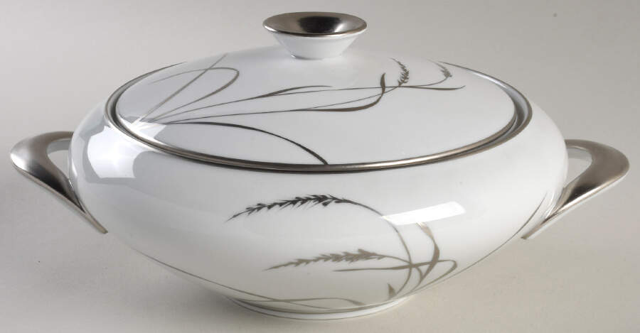 Platinum Wheat Round Covered Vegetable by Rosenthal - Continental-1