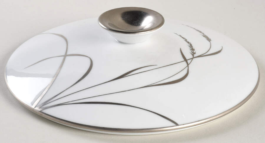 Platinum Wheat Lid for Round Vegetable by Rosenthal - Continental-1