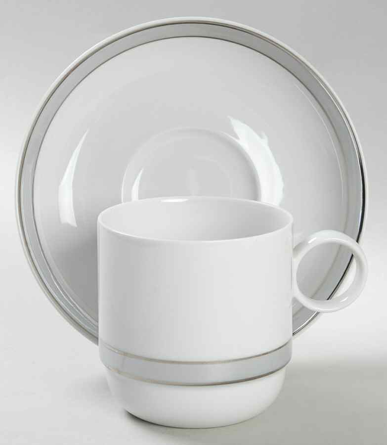 Poetic Flat Cup & Saucer Set by Rosenthal - Continental-1