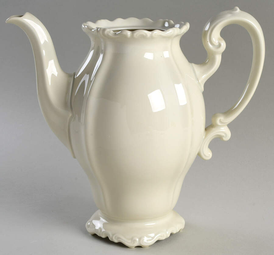 Pompadour Cream Coffee Pot No Lid by Rosenthal - Continental-1